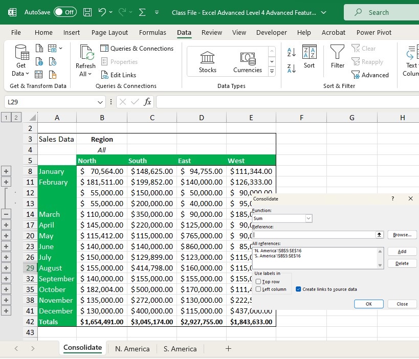 microsoft excel classes boston ma